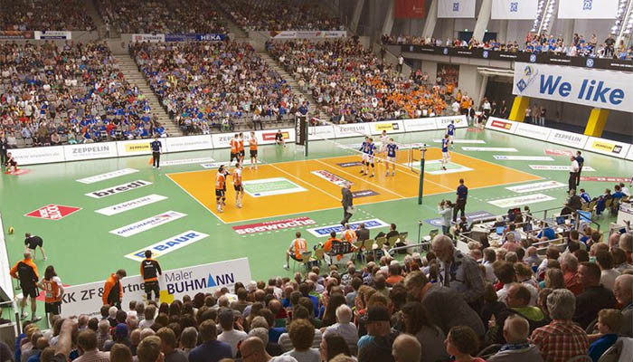 VFB Friedrichshafen Volleyball in der ZF Arena