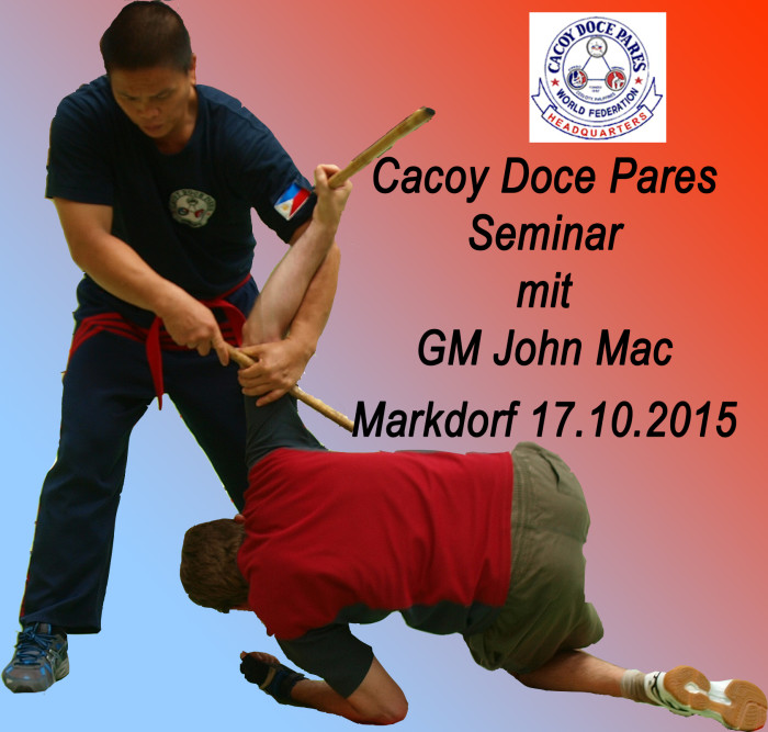 Cacoy Doce Pares Eskrima Seminar mit Großmeister John Mac