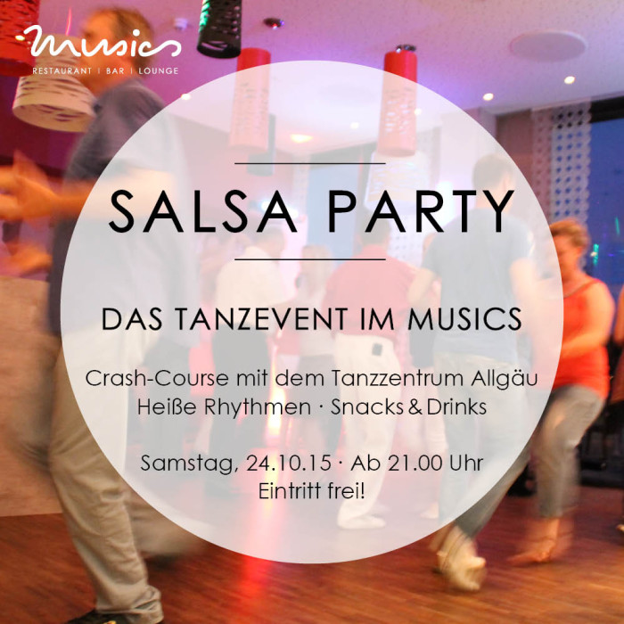 Salsa Party – Das Tanzevent im „musics“