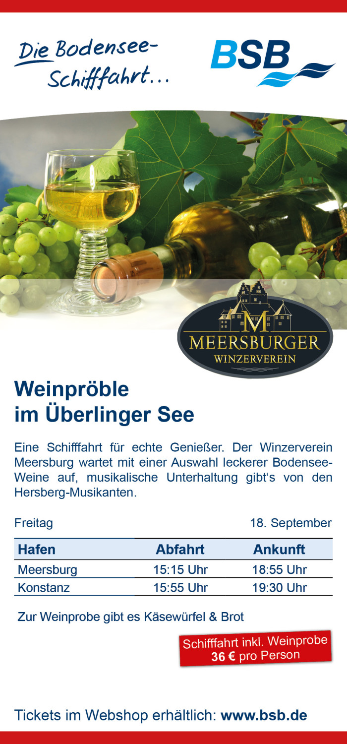 Weinpröble auf dem See