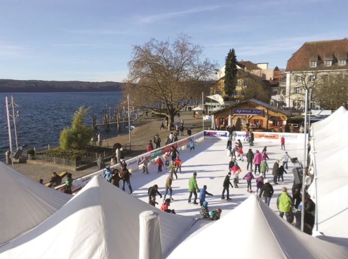 ÜB on Ice – Eislaufbahn auf dem Landungsplatz