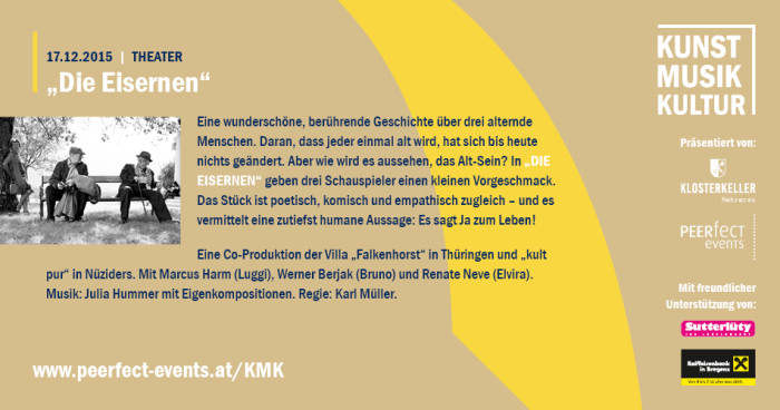 „Die Eisernen“ Theater – (KMK  Kunst l Musik l Kultur)