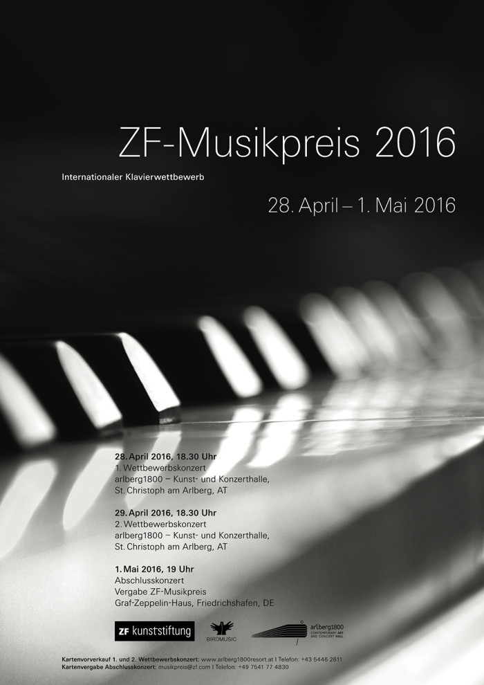 ZF-Musikpreis 2016 – Abschlusskonzert und Vergabe ZF-Musikpreis