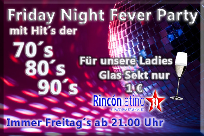 Friday Night Fever Party mit Pelo Rojo