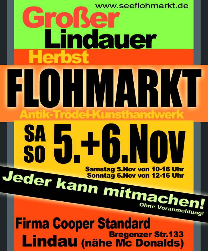 Großer Lindauer Herbst Flohmarkt