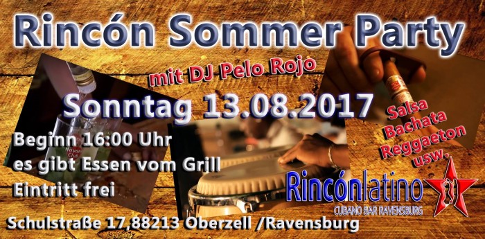 Rincón Sommer Party mit Pelo Rojo