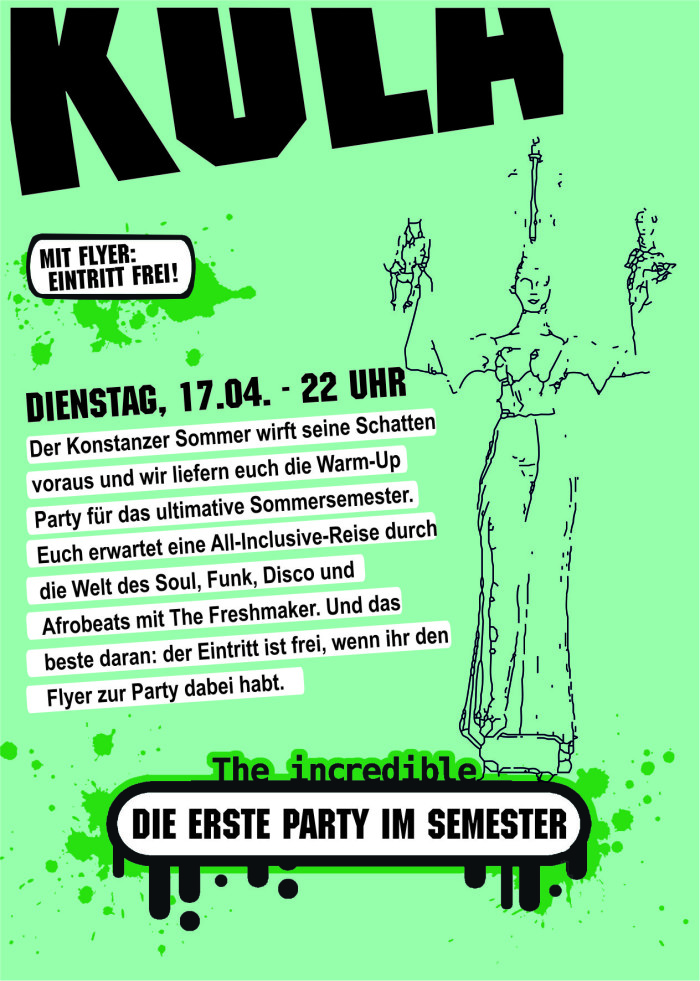 Erste Party im Semester