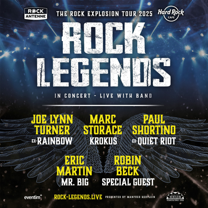 ROCK LEGENDS IN CONCERT – LIVE WITH BAND